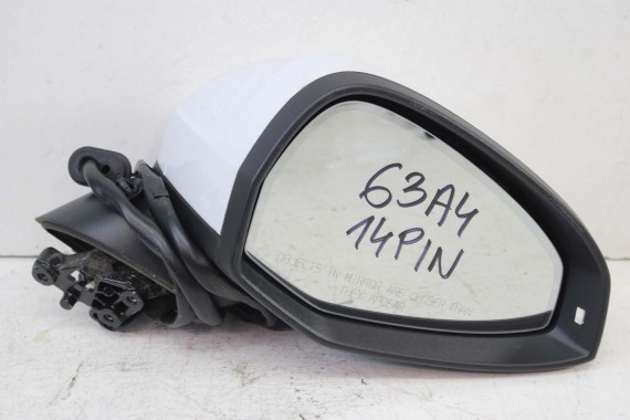 AUDI A4 LUSTERKO DRZWI PRAWE 14 pin 8W LS9R zewnętrzne pinów kabli przewodów 14pin biały 2Y2Y 8W1857410 8W0857536 8W0949102 FOTO