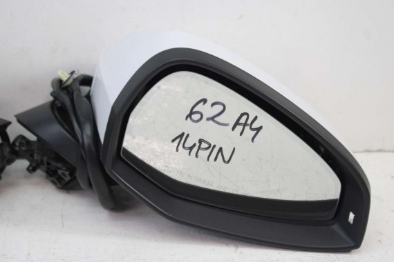 AUDI A4 LUSTERKO DRZWI PRAWE 14 pin 8W LS9R zewnętrzne pinów kabli przewodów 14pin biały 2Y2Y 8W1857410 8W0857536 8W0949102 FOTO
