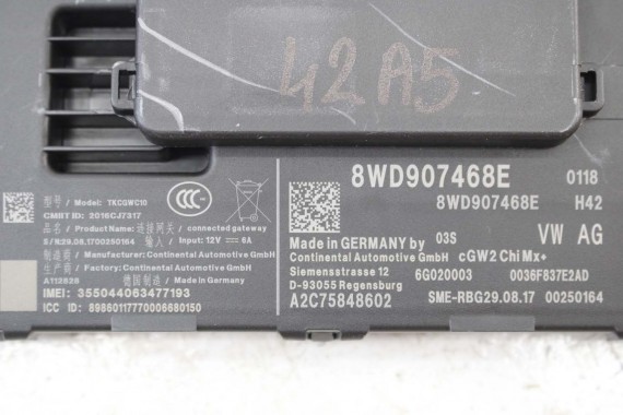 AUDI A4 A5 Q5 Q7 MODUŁ STEROWNIK GATEWAY 8WD907468E 8WD 907 468 E MOCY interfejs diagnostyczny 8WD907468E 8WD907468E 8WD907468E