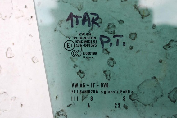 SEAT TARRACO SZYBA DRZWI PRAWE 5FJ845026A prawa tył tylna 5FJ 845 026 A 2023 AS3 5FJ845026A 5FJ845026A 5FJ845026A 5FJ845026