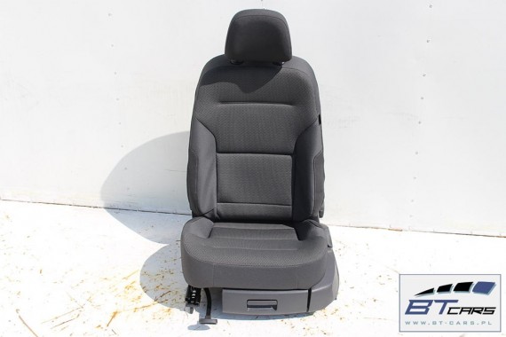 VW GOLF 7 VII FOTELE KOMPLET FOTELI siedzeń siedzenia fotel tapicerka 5G 5G4 welur kolor czarny 5G0