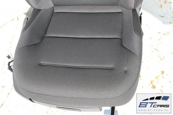 VW GOLF 7 VII FOTELE KOMPLET FOTELI siedzeń siedzenia fotel tapicerka 5G 5G4 welur kolor czarny 5G0