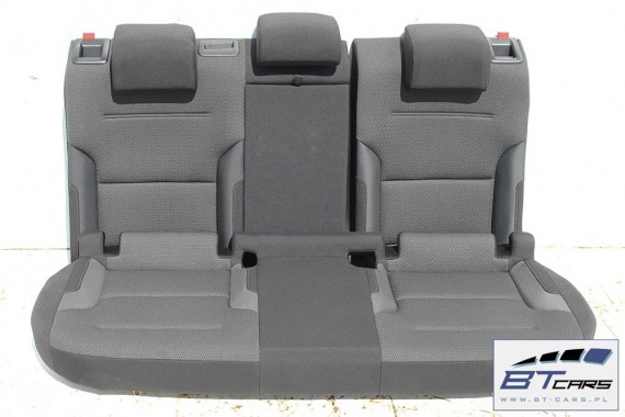 VW GOLF 7 VII FOTELE KOMPLET FOTELI siedzeń siedzenia fotel tapicerka 5G 5G4 welur kolor czarny 5G0