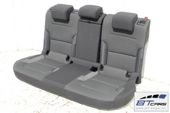 VW GOLF 7 VII FOTELE KOMPLET FOTELI siedzeń siedzenia fotel tapicerka 5G 5G4 welur kolor czarny 5G0