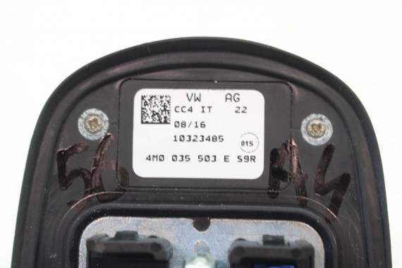 AUDI A4 8W ANTENA DACHOWA NA DACH 4M0035503E 4M0035503 4M0035503F 4M0035503L 2Y2Y LS9R Gletscherweiss Biały 4M0035503E 4M0035503