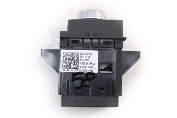 AUDI A4 A5 GAŁKA STEROWANIA MMI 8W1919616 8W1919616 panel 8W PANEL PRZEŁĄCZNIK RADIA PRZYCISK POTENCJOMETR 8W1919616 8W1919616
