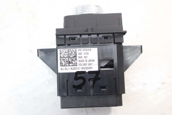 AUDI A4 A5 GAŁKA STEROWANIA MMI 8W1919616 8W1919616 panel 8W PANEL PRZEŁĄCZNIK RADIA PRZYCISK POTENCJOMETR 8W1919616 8W1919616