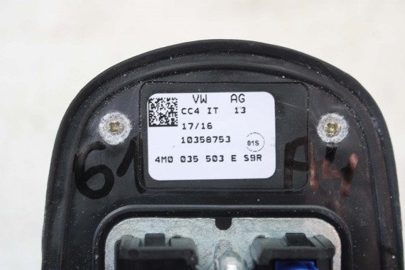 AUDI A4 8W ANTENA DACHOWA NA DACH 4M0035503E 4M0035503 4M0035503F 4M0035503L 2Y2Y LS9R Gletscherweiss Biały 4M0035503E 4M0035503