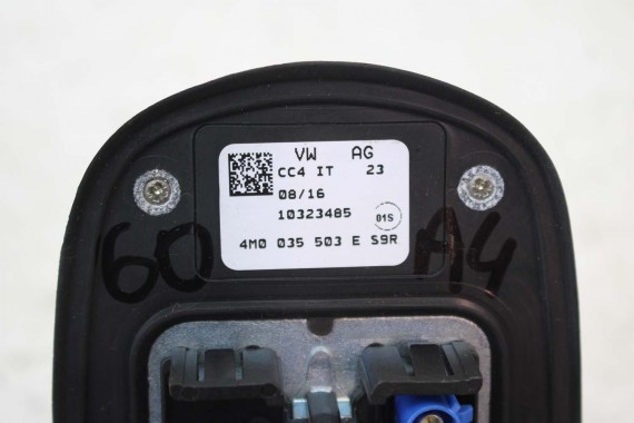 AUDI A4 8W ANTENA DACHOWA NA DACH 4M0035503E 4M0035503 4M0035503F 4M0035503L 2Y2Y LS9R Gletscherweiss Biały 4M0035503E 4M0035503
