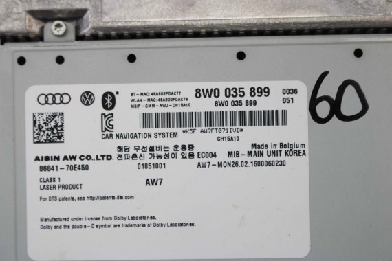 AUDI A4 A5 CZYTNIK MIB SD 8W0035899 8W0035899 8W0035899 8W0035899 8W0035899 8W0035899 8W0035899 8W0035899 8W0035899 8W0035899 8W