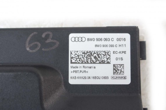 AUDI A4 A5 Q7 MODUŁ STEROWNIK POMPY PALIWA 8W0906093C 8W0 906 093 C 8W0906093C 8W0906093A 8W0906093C 8W0906093A 8W0906093C TFSi