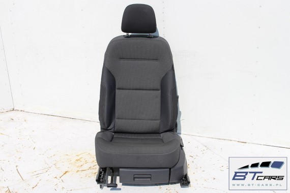 VW GOLF 7 VII FOTELE KOMPLET FOTELI siedzeń siedzenia fotel tapicerka 5G 5G4 welur kolor czarny 5G0
