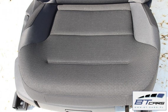 VW GOLF 7 VII FOTELE KOMPLET FOTELI siedzeń siedzenia fotel tapicerka 5G 5G4 welur kolor czarny 5G0