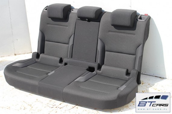 VW GOLF 7 VII FOTELE KOMPLET FOTELI siedzeń siedzenia fotel tapicerka 5G 5G4 welur kolor czarny 5G0