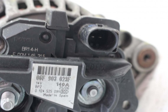 VW AUDI SEAT SKODA ALTERNATOR 140A 06F903023F 06F 903 023 F 06F903023F 06F903023A 06F903023C 06F903023J 06F903023F 06F903023FX