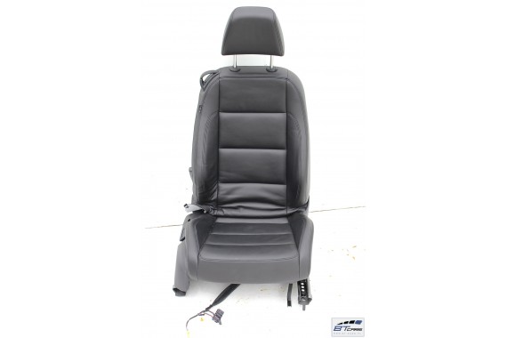 VW GOLF 6 VI CABRIO FOTELE KOMPLET FOTELI siedzeń siedzenia fotel tapicerka 5K 5K7 skóra kolor czarny