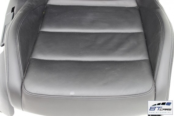 VW GOLF 6 VI CABRIO FOTELE KOMPLET FOTELI siedzeń siedzenia fotel tapicerka 5K 5K7 skóra kolor czarny