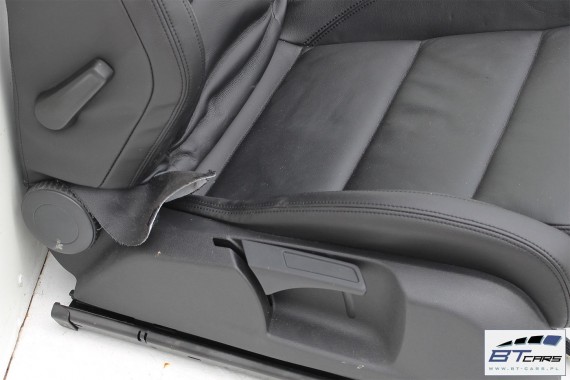 VW GOLF 6 VI CABRIO FOTELE KOMPLET FOTELI siedzeń siedzenia fotel tapicerka 5K 5K7 skóra kolor czarny
