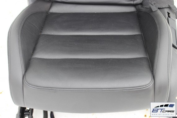 VW GOLF 6 VI CABRIO FOTELE KOMPLET FOTELI siedzeń siedzenia fotel tapicerka 5K 5K7 skóra kolor czarny