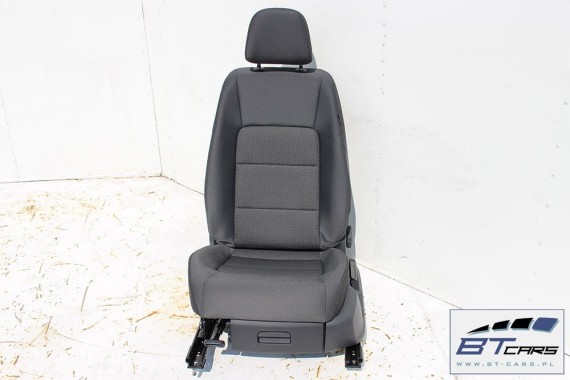 VW GOLF 7 SPORTSVAN FOTELE KOMPLET FOTELI siedzeń siedzenia fotel tapicerka 510 welur kolor antracyt