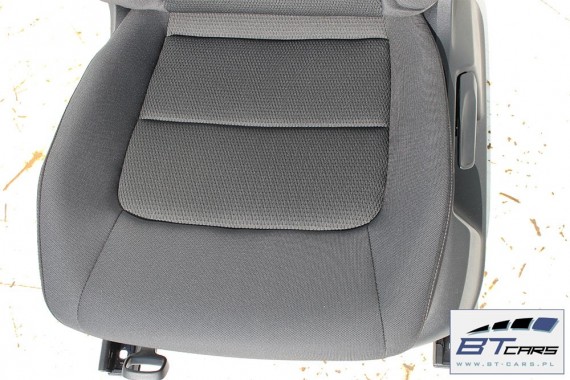 VW GOLF 7 SPORTSVAN FOTELE KOMPLET FOTELI siedzeń siedzenia fotel tapicerka 510 welur kolor antracyt