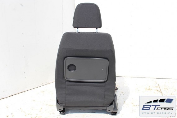VW GOLF 7 SPORTSVAN FOTELE KOMPLET FOTELI siedzeń siedzenia fotel tapicerka 510 welur kolor antracyt