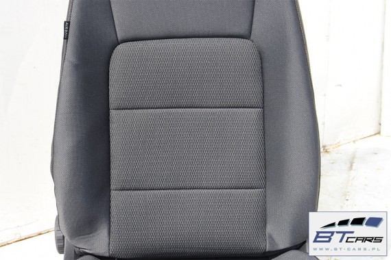 VW GOLF 7 SPORTSVAN FOTELE KOMPLET FOTELI siedzeń siedzenia fotel tapicerka 510 welur kolor antracyt