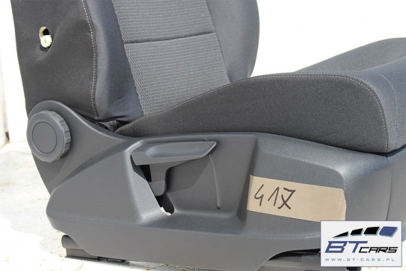 VW GOLF 7 SPORTSVAN FOTELE KOMPLET FOTELI siedzeń siedzenia fotel tapicerka 510 welur kolor antracyt