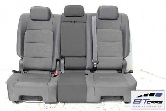 VW GOLF 7 SPORTSVAN FOTELE KOMPLET FOTELI siedzeń siedzenia fotel tapicerka 510 welur kolor antracyt