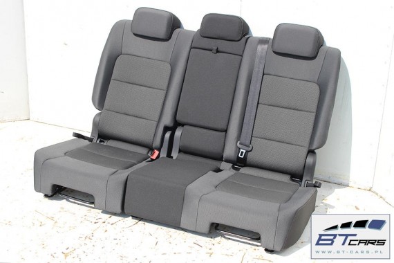 VW GOLF 7 SPORTSVAN FOTELE KOMPLET FOTELI siedzeń siedzenia fotel tapicerka 510 welur kolor antracyt