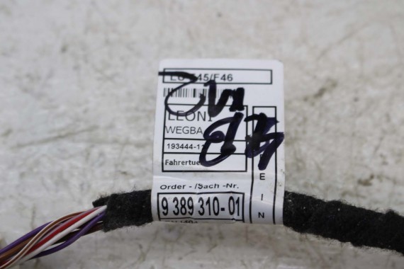 BMW 2 F46 WIĄZKA ELEKTRYCZNA DRZWI 9389310 9389330 instalacja przód przednia 61129389330 61129389310  8797488 9389310 9389330