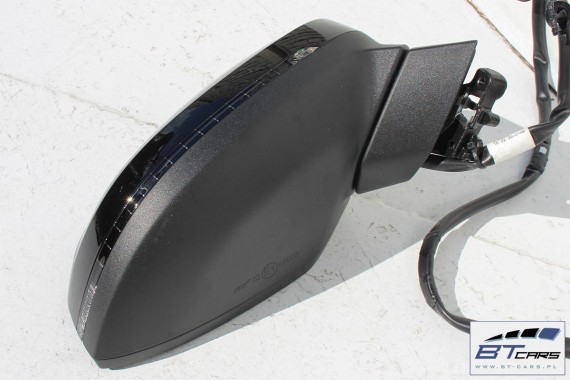 AUDI A4 LUSTERKO DRZWI PRAWE CZARNE ELEKTRYCZNIE SKŁADANE FOTO 12pin  0E 	LY9T 	metallic 8W 2015- FOTOCHROM PASAŻERA 8W1857410