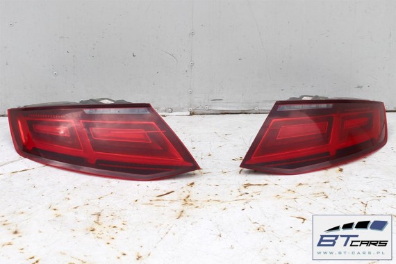 AUDI TT 8S TYŁ ZDERZAK tylny + KLAPA BAGAŻNIKA + LAMPY lampa Led 8S Kolor czarny 2015- 8S0  8S0945095 8S0945096