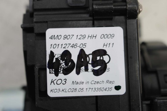 AUDI A5 S5 MANETKI + TAŚMA AIR BAG 4M0907129HH 4M0907129MB kierownicy moduł manetka asystent LINE ASSIST 4N0907129PK 4N0907129MT
