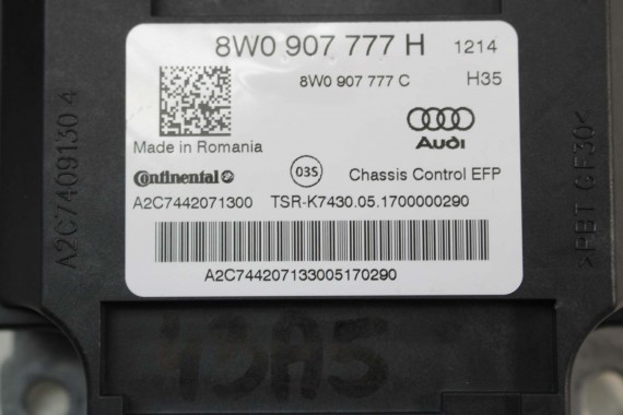 AUDI A4 A5 MODUŁ STEROWNIK PODWOZIA 8W0907777H 8W0 907 777 H 8W0907777E 8W F5 8W0907777E 8W0907777H 8W0907777T 8W0907777E