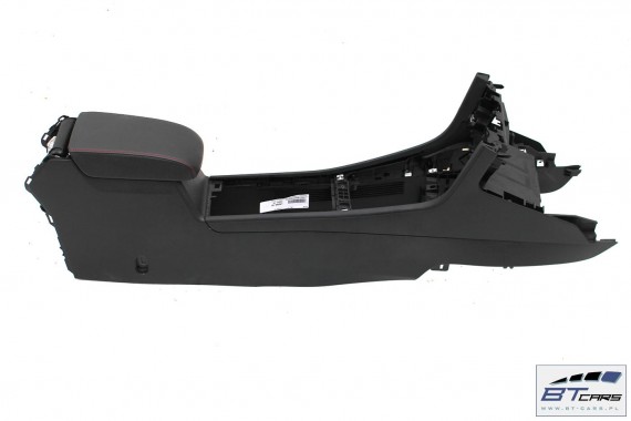VW GOLF 7 VII GTi FOTELE KOMPLET FOTELI siedzeń siedzenia fotel tapicerka 5G 5G0 skóra czarny czerwony 5 drzwi 5G4 czerwona nić