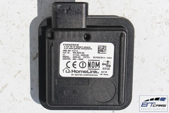 AUDI A4 LAMPKA PODSUFITKI + MODUŁ STEROWNIK BRAMY BC5 szary tytanowy 4M0907410A 8W0947135AK 8W0947135AK 4K0947135Q 4K0947135AQ