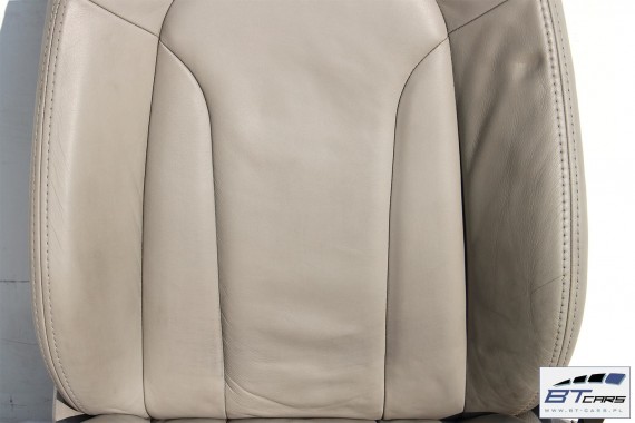 AUDI Q7 4L FOTELE KOMPLET FOTELI siedzeń siedzenia fotel tapicerka  wersja 7-osobowa skóra kolor szary beżowy 4L