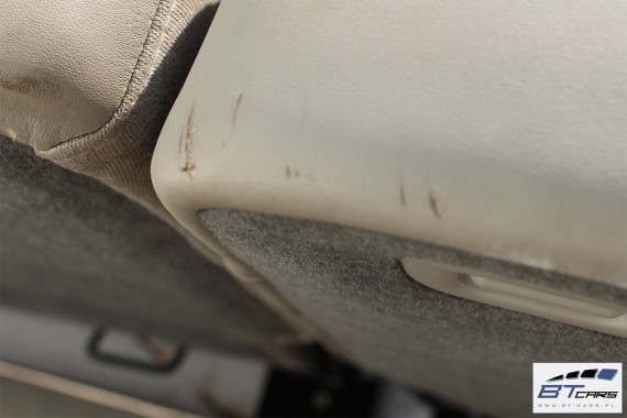 AUDI Q7 4L FOTELE KOMPLET FOTELI siedzeń siedzenia fotel tapicerka  wersja 7-osobowa skóra kolor szary beżowy 4L