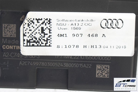 AUDI A4 Q7 MODUŁ STEROWNIK GATEWAY 4M1907468A 4M1 907 468 A 4M1907468A MOCY 8W 4M interfejs diagnostyczny 4M1907468A 4M1907468A