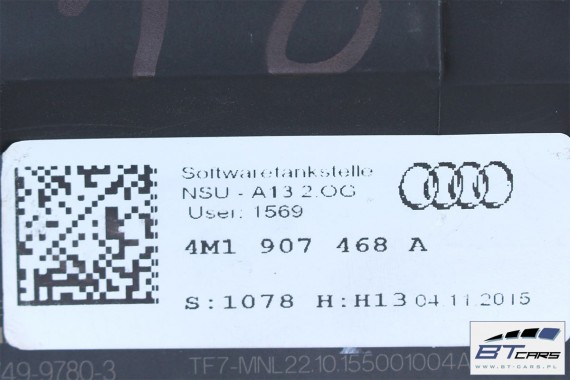 AUDI A4 Q7 MODUŁ STEROWNIK GATEWAY 4M1907468A 4M1 907 468 A 4M1907468A MOCY 8W 4M interfejs diagnostyczny 4M1907468A 4M1907468A