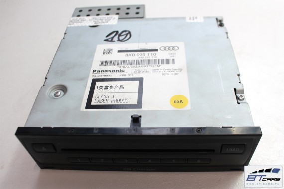 AUDI A1 A4 A5 A7 Q5 ZMIENIARKA PŁYT CD 8X0035110 8X0 035 110 8X0035110X Panasonic (6-płytowa) 8X0035110 8X0035110 8X0035110 8K