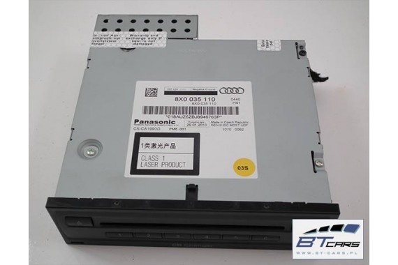 AUDI A1 A4 A5 A7 Q5 ZMIENIARKA PŁYT CD 8X0035110 8X0 035 110 8X0035110X Panasonic (6-płytowa) 8X0035110 8X0035110 8X0035110 8K