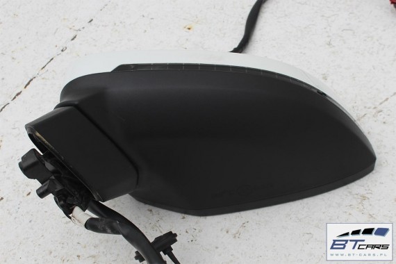 AUDI A4 LY9C 8W LUSTERKO DRZWI LEWE 14 pin ELEKTRYCZNIE SKŁADANE 8W 2015- kierowcy 14pin LY9C - biel ibisa 8W1857409 8W0857527