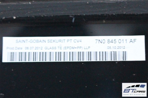 VW SHARAN SZYBA CZOŁOWA PRZÓD PRZEDNIA 7N0845011AF 7N0 845 011 2012 sensor kamera 7N0845011AF 7N0845011AF 7N0845011AF 7N0845011