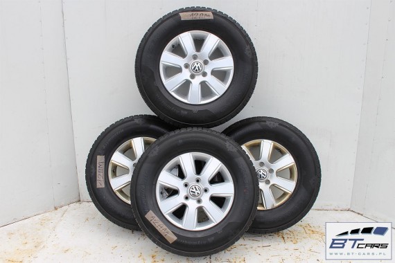 VW AMAROK FELGI 16 OPONY ZIMOWE KOŁA felga 2H0601025 2H0 601 025 6,5J*16H2 ET62 opona ZIMA Kumho  I'zen RV 245/70/16 2H