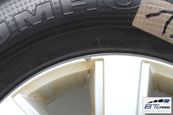 VW AMAROK FELGI 16 OPONY ZIMOWE KOŁA felga 2H0601025 2H0 601 025 6,5J*16H2 ET62 opona ZIMA Kumho  I'zen RV 245/70/16 2H