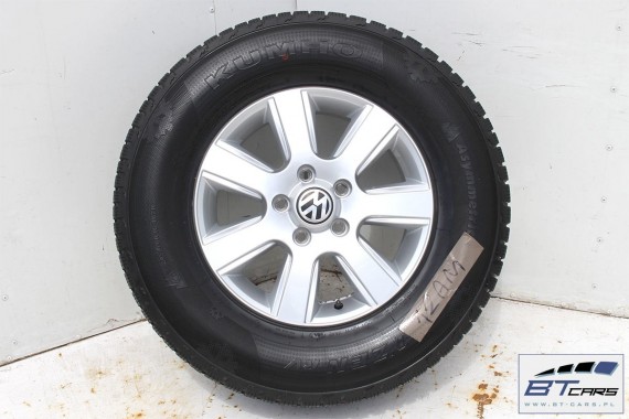 VW AMAROK FELGI 16 OPONY ZIMOWE KOŁA felga 2H0601025 2H0 601 025 6,5J*16H2 ET62 opona ZIMA Kumho  I'zen RV 245/70/16 2H