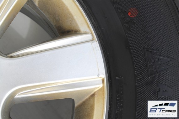 VW AMAROK FELGI 16 OPONY ZIMOWE KOŁA felga 2H0601025 2H0 601 025 6,5J*16H2 ET62 opona ZIMA Kumho  I'zen RV 245/70/16 2H