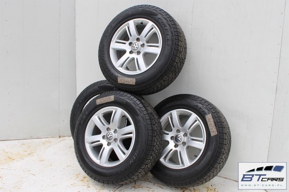 VW AMAROK FELGI 17 cali OPONY LATO KOŁA felga 2H0601025D 2H0 601 025 D 8J*17H2 ET49 opona Pirelli Scorpion ATR 245/65/17 111T 2H